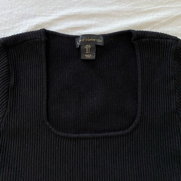 HOUSE OF HARLOW ribbed top - Picture 2 of 5